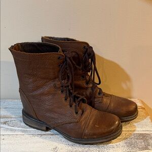 Steve Madden Brown Leather Women's Boots 8